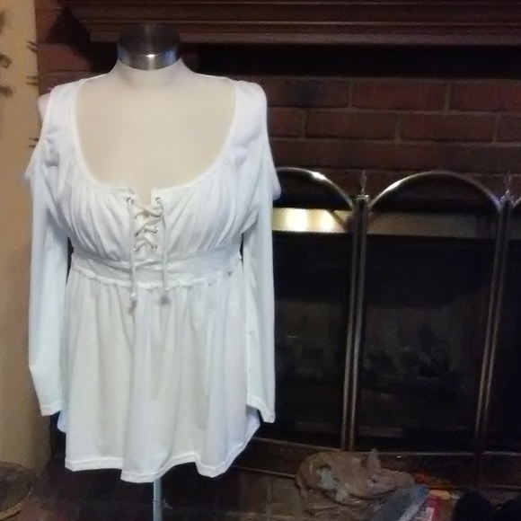 XJF*MC Tops - Peasant Shirt